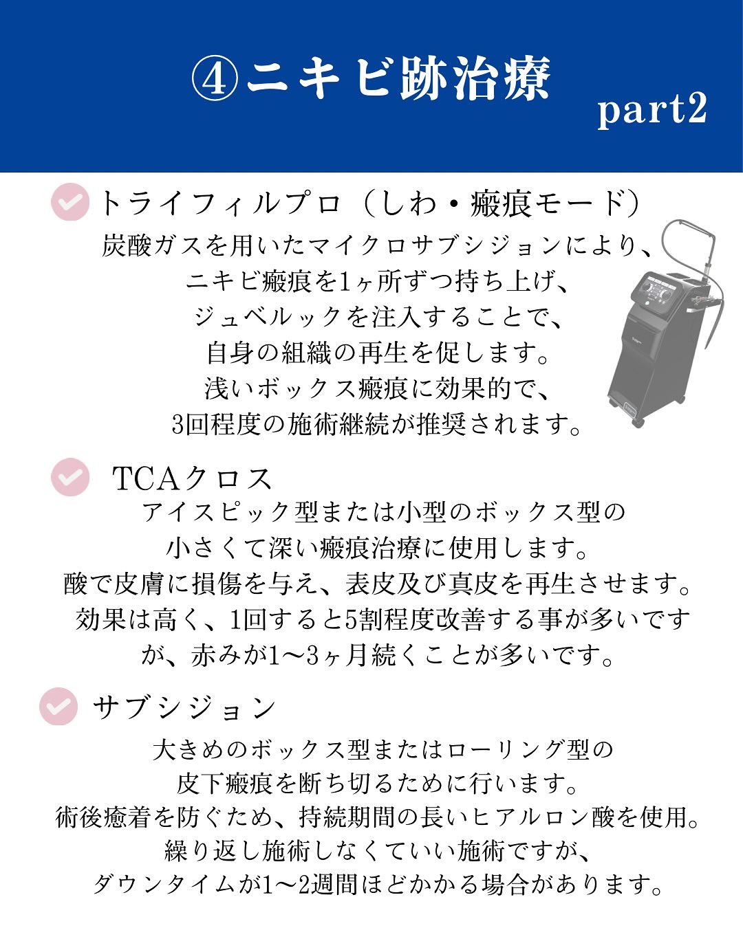 ニキビ治療のご紹介
