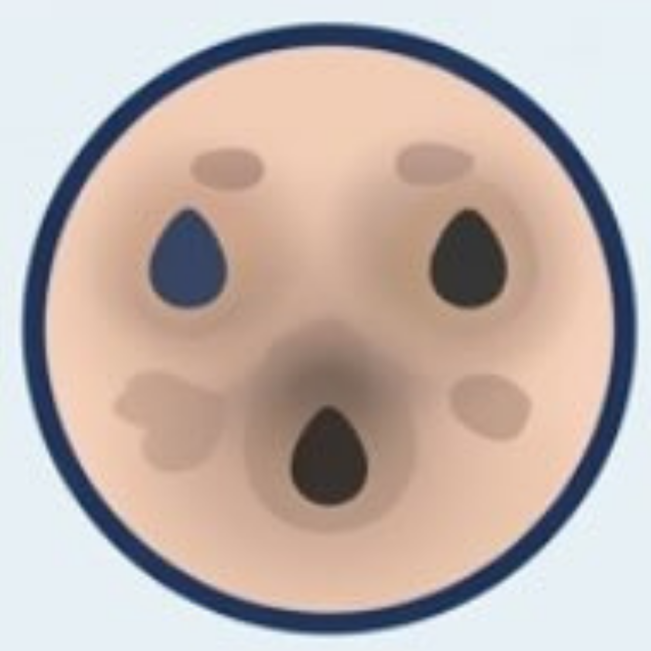 黒ずみが重なる毛穴のイメージ