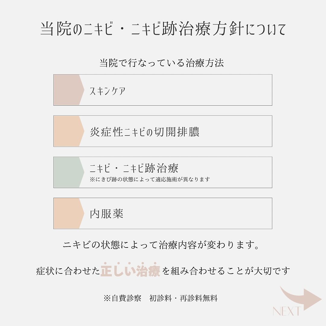 ニキビとニキビ跡治療の優先順位を解説する関連コラム